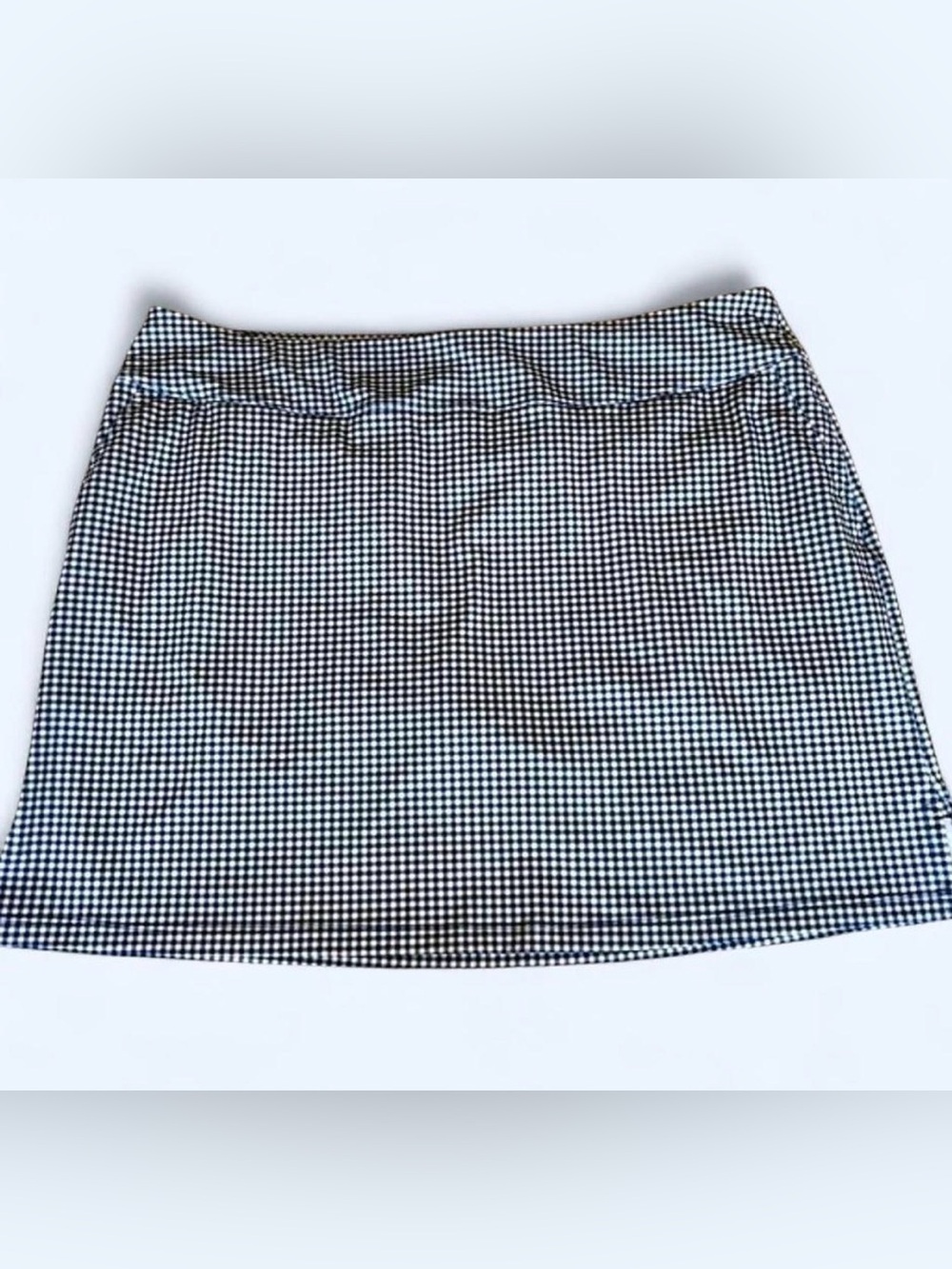 Vineyard Vines Performance Blue & White Gingham Women’s Skort Skirt SZ XL